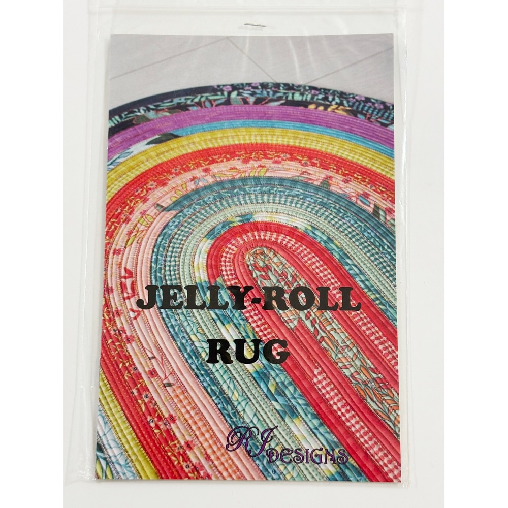 RJ Designs Jelly-Roll Rug Pattern Multicolor‎ Sewing Instructions RJD100